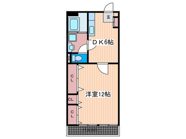 山崎ビルの物件間取画像